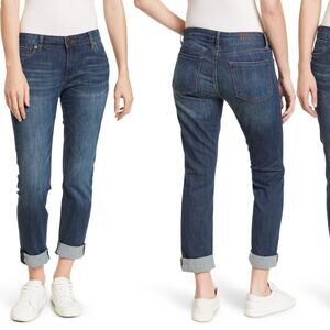 Kut from the Kloth Boyfriend Cuffed Jeans